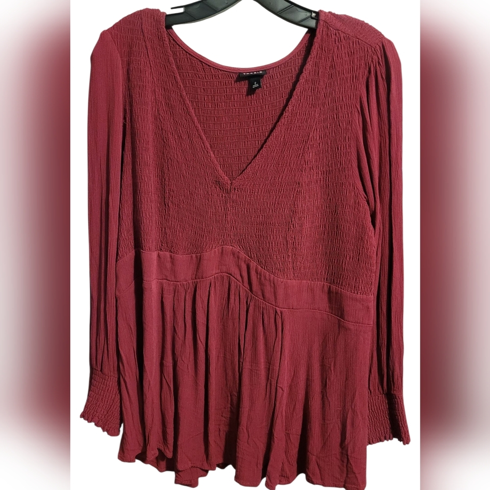 Torrid Blouse Sz 2 Pleated with Relaxed Fit.Read Post